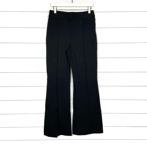 SPANX PerfectFit Ponte Flare Leg Pant Black Seamed Stretch Comfortable Large - Picture 2 of 6